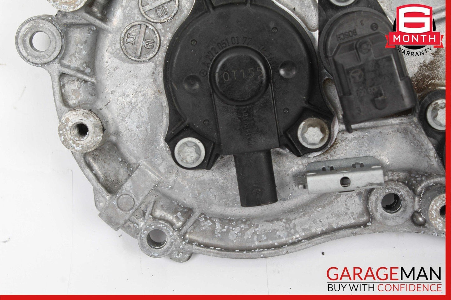 05-13 Mercedes W204 C300 E550 Front Left Side Engine Timing Chain Cover Plate
