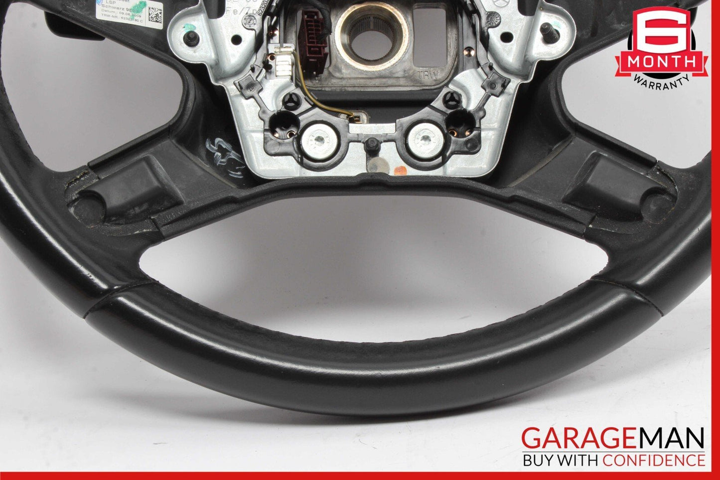 10-13 Mercedes W212 E350 E550 E400 Steering Wheel w/ Paddle Shifters Assy Black