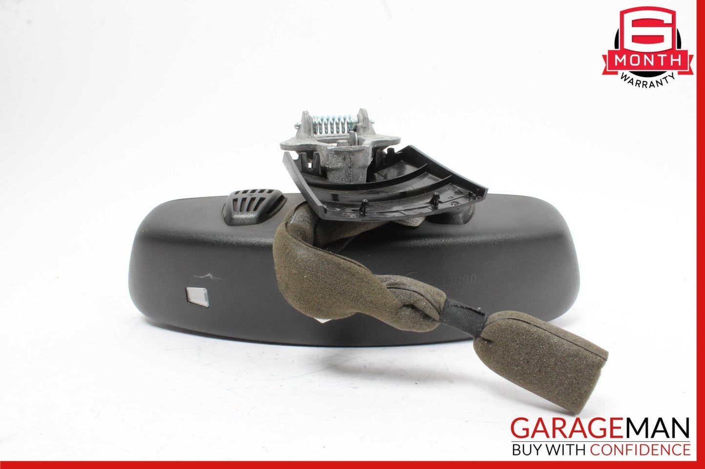 12-17 Mercedes W204 C250 C300 E350 Top Upper Interior Rear View Mirror Black OEM