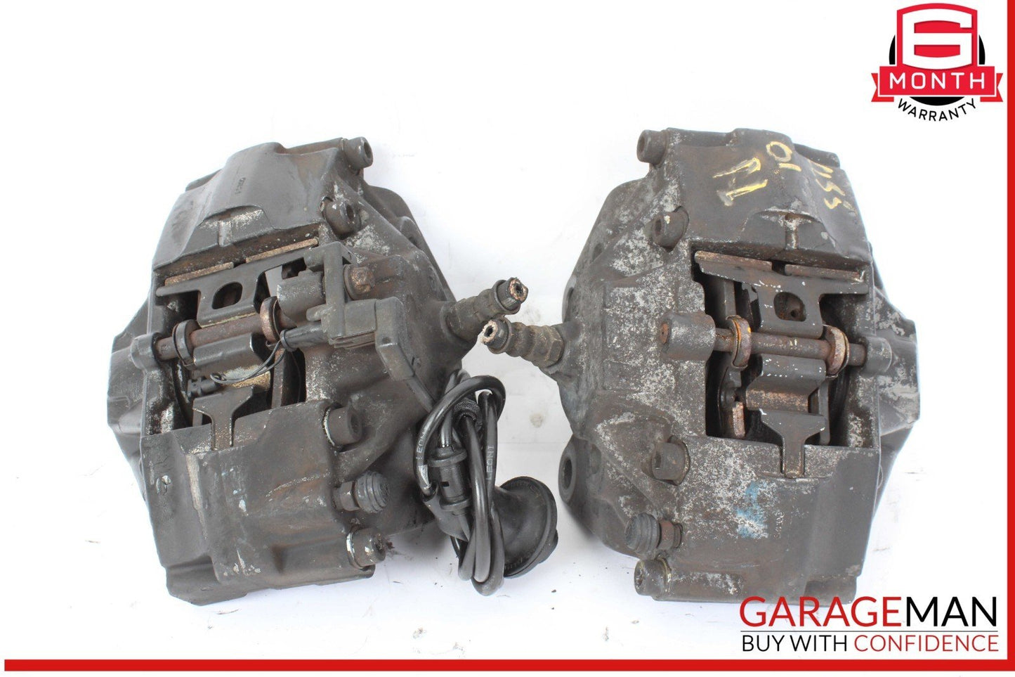 00-06 Mercedes W215 CL55 AMG Rear Left & Right Side Brake Calipers Set of 2 Pc
