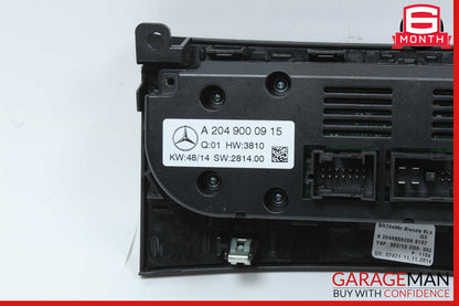 12-15 Mercedes W204 C250 AC A/C Heater Climate Temperature Control Switch OEM