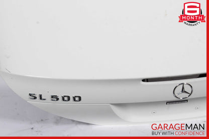 03-11 Mercedes R230 SL500 SL550 Rear Trunk Lid Deck Shell Assembly OEM