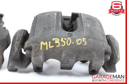 06-12 Mercedes W164 ML350 GL550 R350 Front Brake Calipers Set 1644202383 OEM