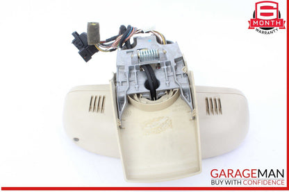 03-06 Mercedes R230 SL500 Interior Front Top Upper Rear View Mirror Beige OEM