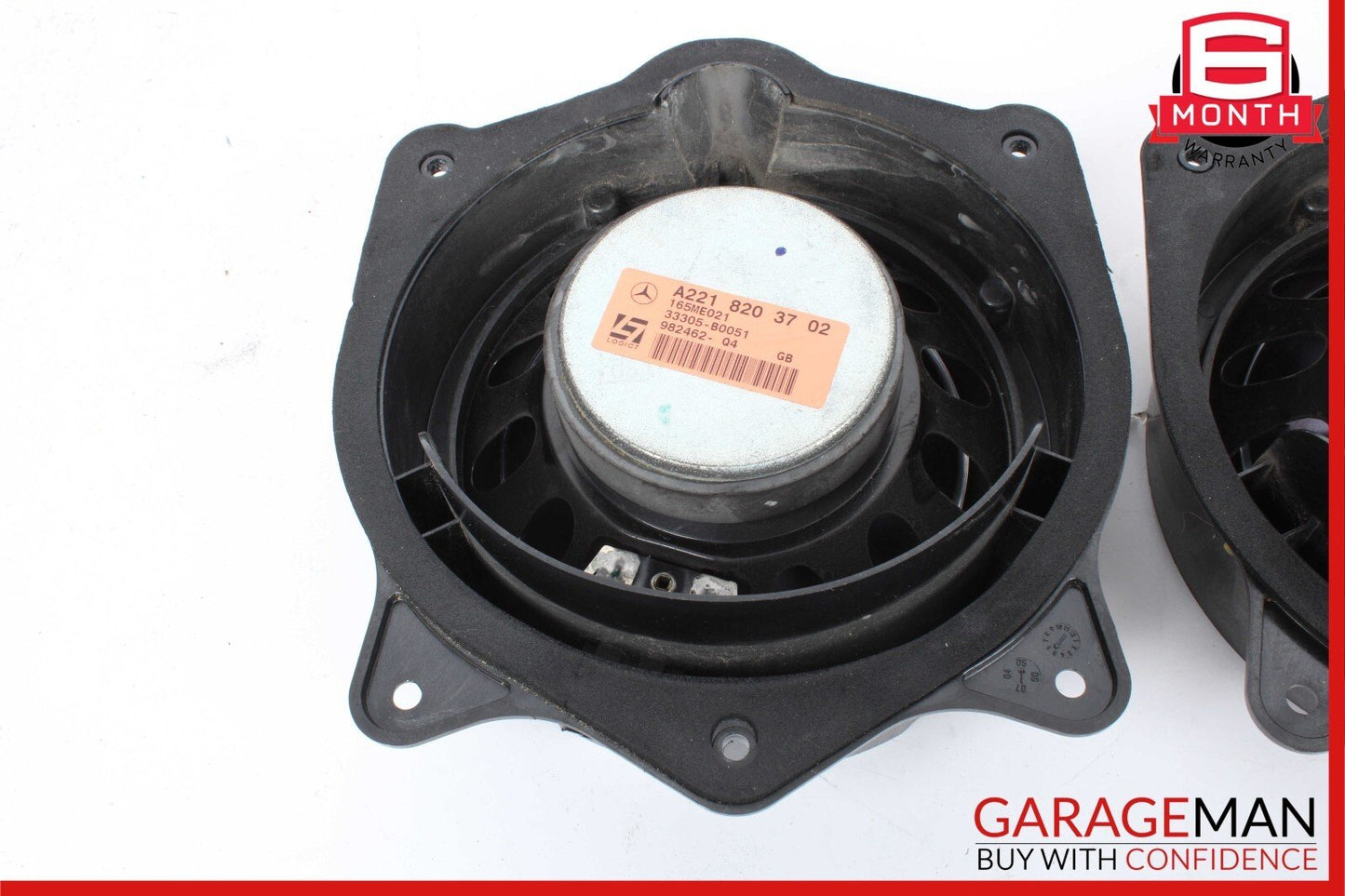 07-09 Mercedes W221 S550 Rear Left & Right Door Audio Sound Speaker Set of 2 OEM