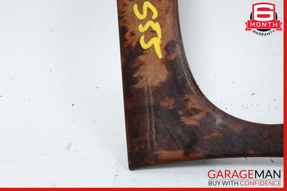 03-06 Mercedes W220 S55 AMG S430 S500 Center Console Shifter Bezel Trim Wood OEM