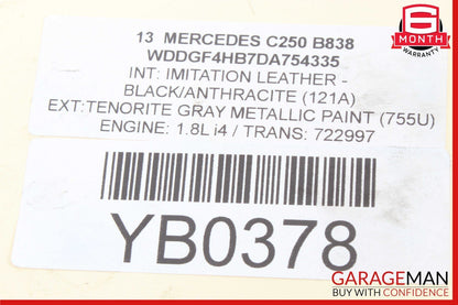 12-15 Mercedes W204 C250 SLK250 1.8L Engine Coolant Thermostat Housing Assembly