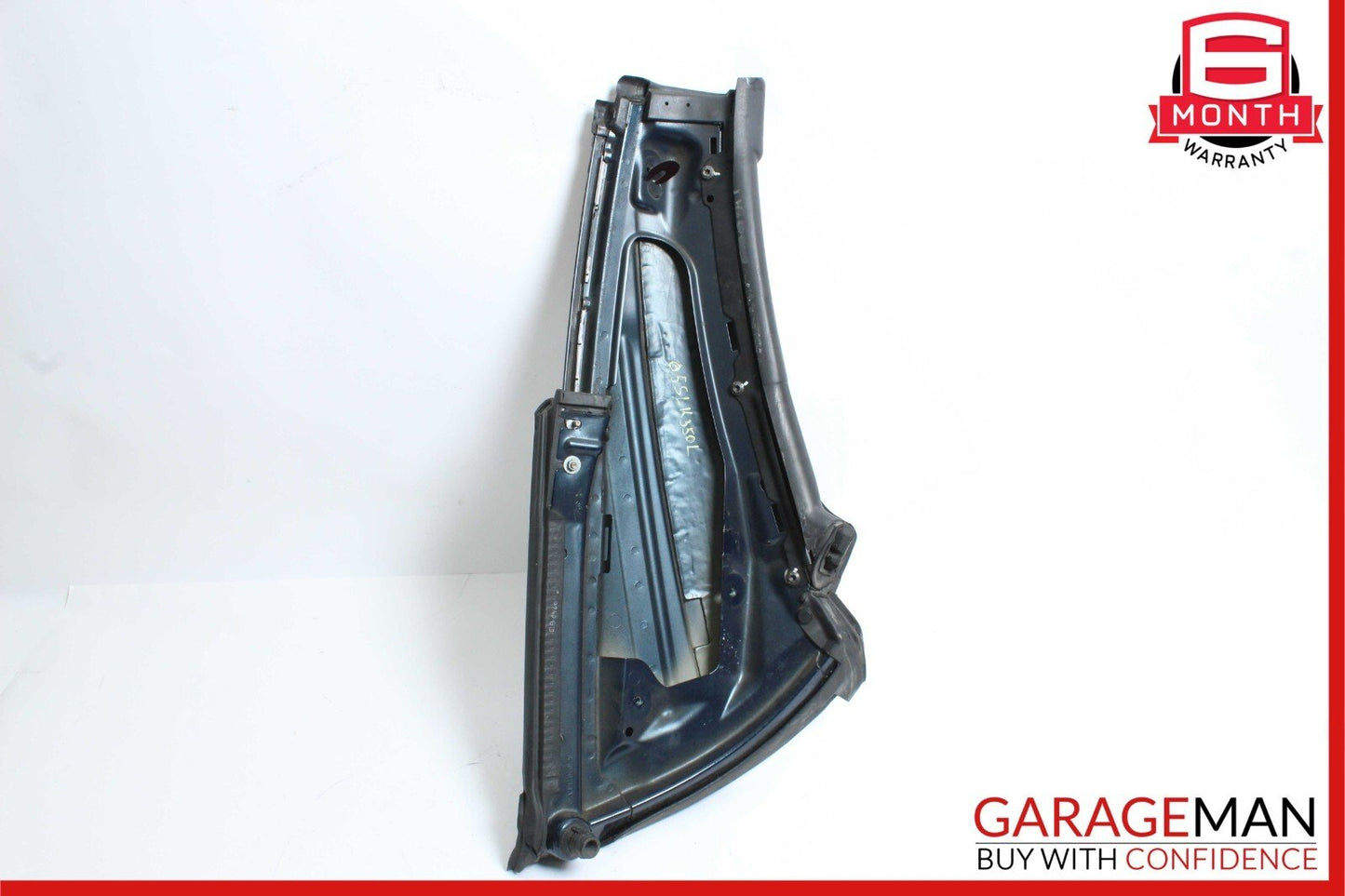 05-11 Mercedes R171 SLK350 Rear Left Side Window Roof C Pillar Panel Blue