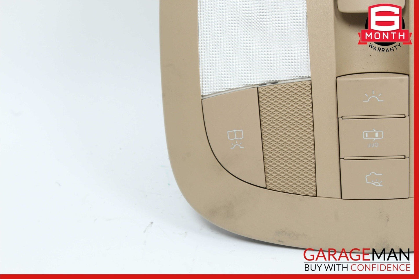 06-13 Mercedes GL450 ML63 AMG Front Overhead Dome Light Reading Map Lamp Brown