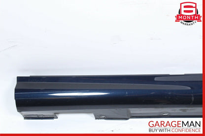 08-14 Mercedes W204 C250 AMG Sport Right Passenger Side Skirt Rocker Panel Blue