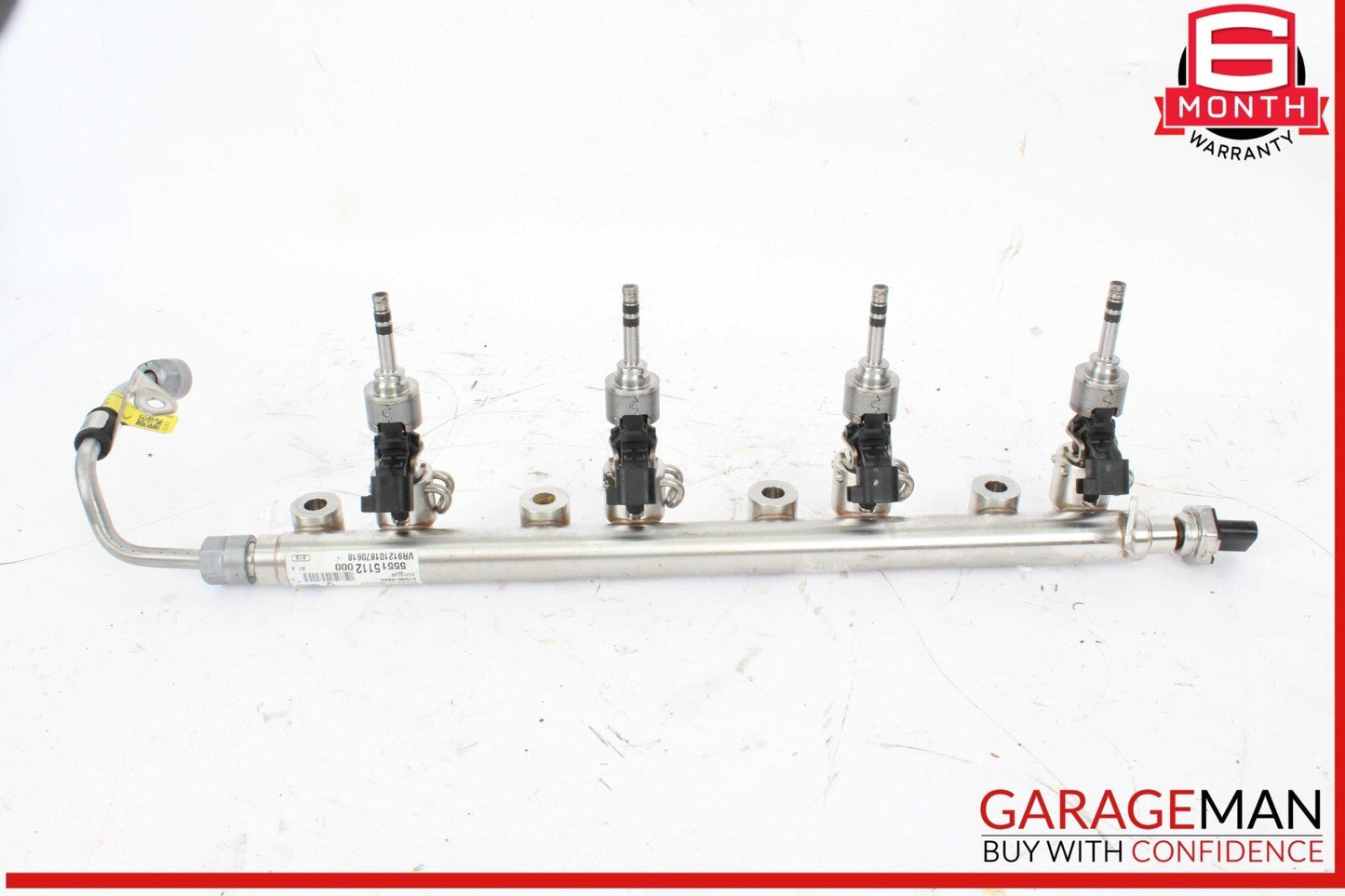 17-23 Cadillac XT5 Fuel Injection Rail w/ Injectors 55515112 OEM