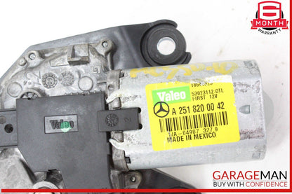 06-19 Mercedes W164 ML350 Rear Glass Windshield Wiper Motor 2518200042 OEM