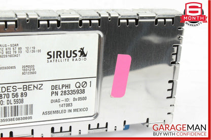 Mercedes W204 C250 SLK250 E350 Sirius Satellite Radio Receiver 2128705689 OEM