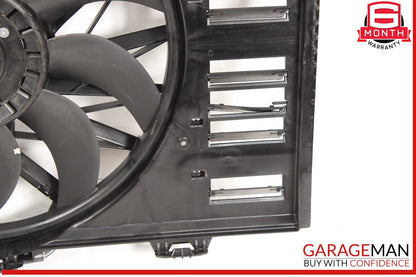 10-16 Porsche Panamera 970 Radiator Engine Electric Cooling Fan Shroud Assy OEM
