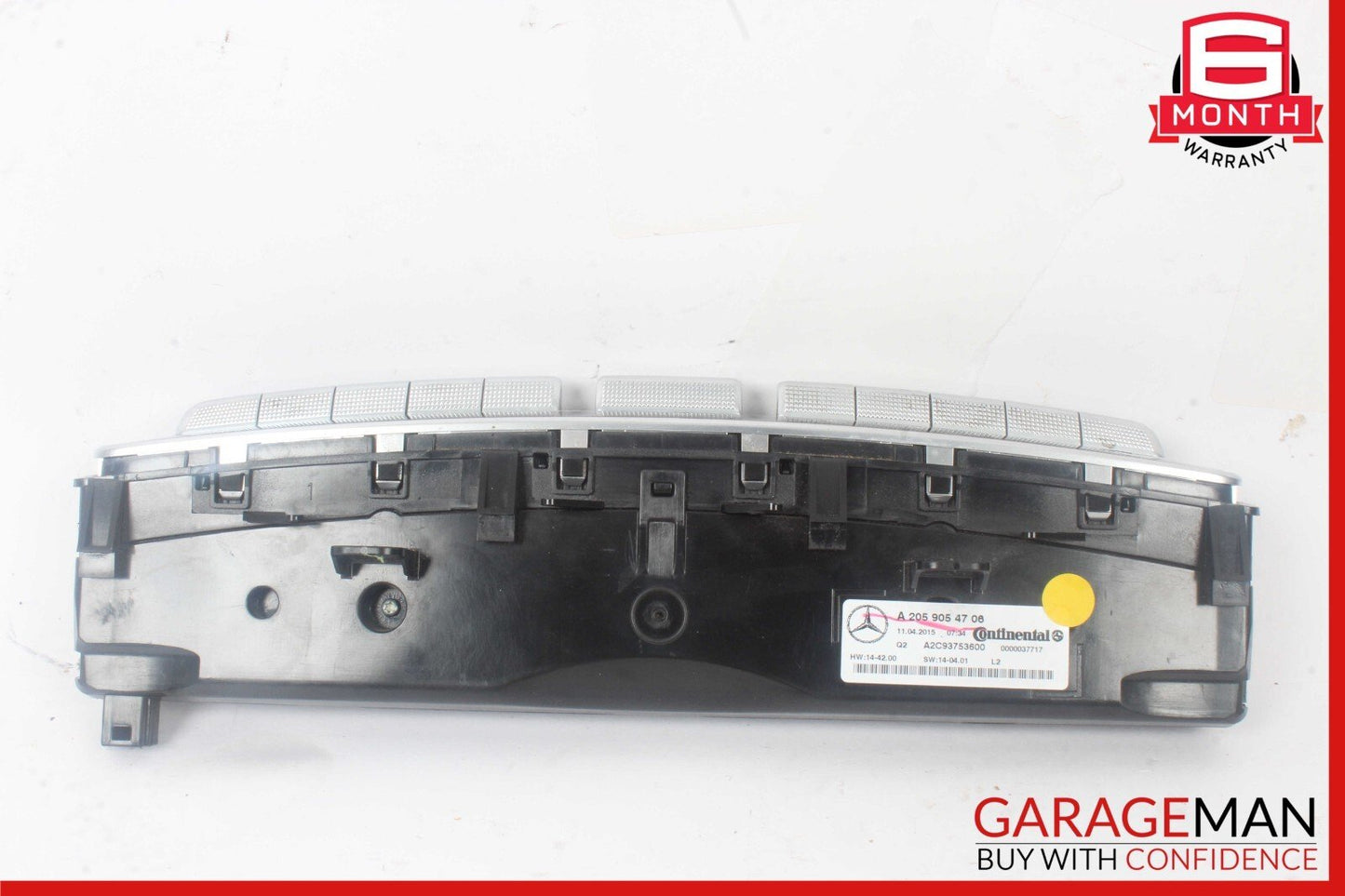 15-20 Mercedes W205 C300 C350e C400 A/C AC Heater Climate Control Switch OEM