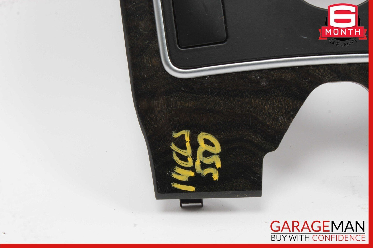 12-14 Mercedes W218 CLS500 Center Console Switch Trim Bezel Cover Wood OEM