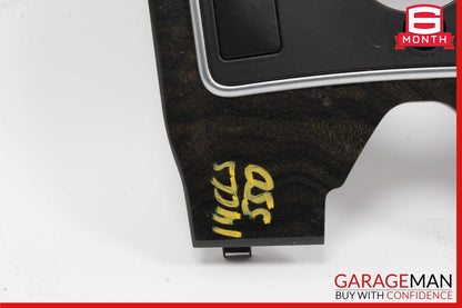 12-14 Mercedes W218 CLS500 Center Console Switch Trim Bezel Cover Wood OEM
