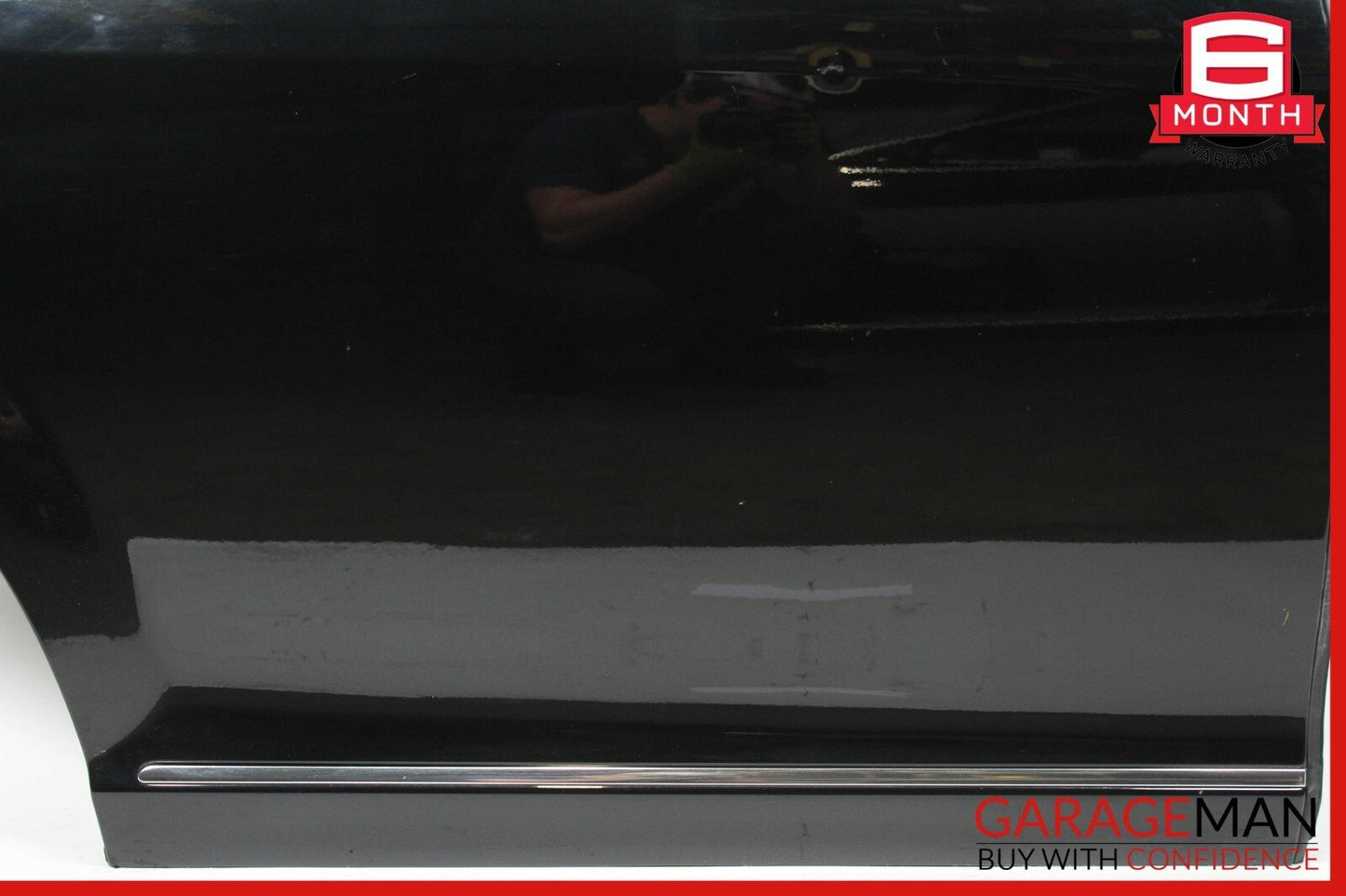 07-13 Mercedes W221 S550 S600 Rear Right Side Exterior Door Shell Panel Black