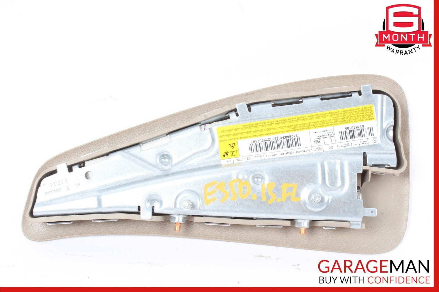 10-18 Mercedes W212 E350 E550 CLS550 Front Left Seat Side Airbag Air Bag Beige
