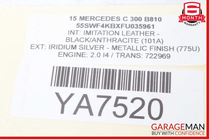 15-20 Mercedes W205 C300 C350e Front Left Driver Side Seat Control Module OEM