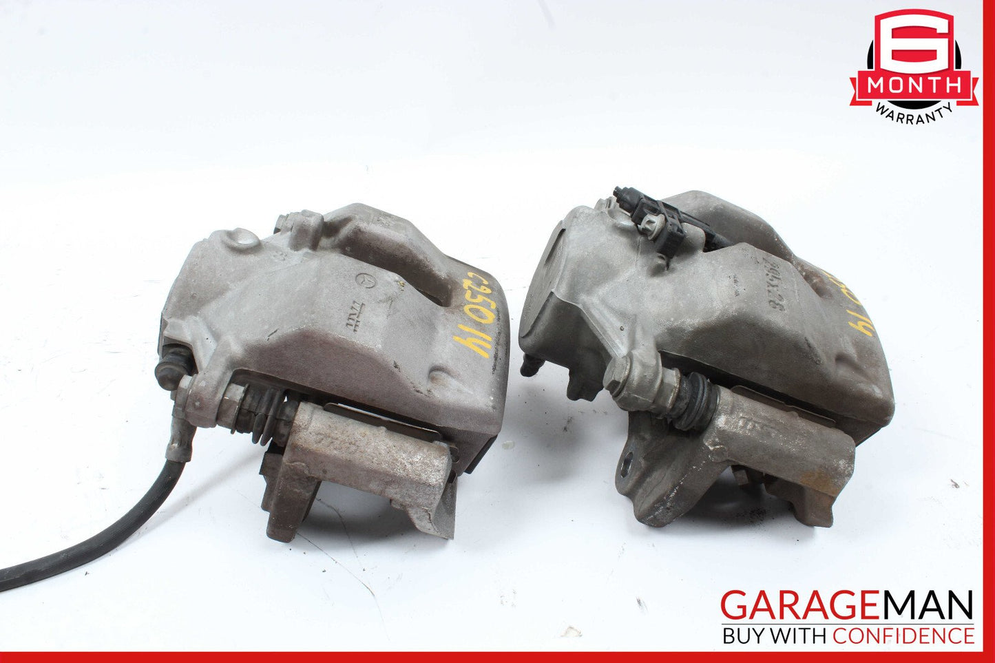 08-14 Mercedes W204 C300 C250 Front Brake Calipers Left and Right Set OEM