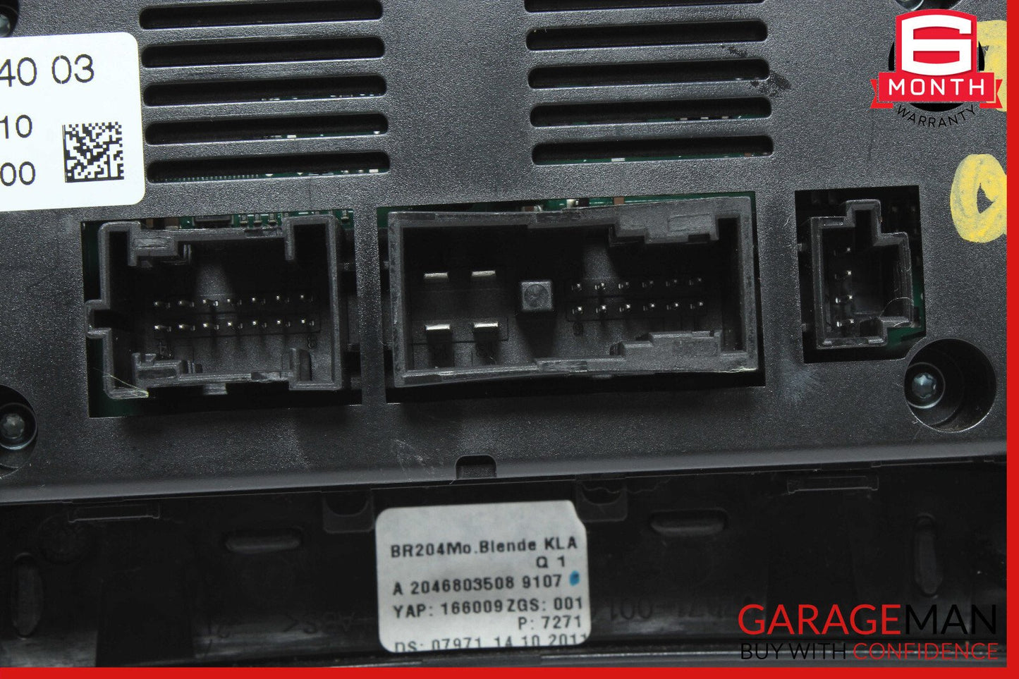 12-14 Mercedes W204 C300 A/C AC Heater Climate Temperature Control Switch Module
