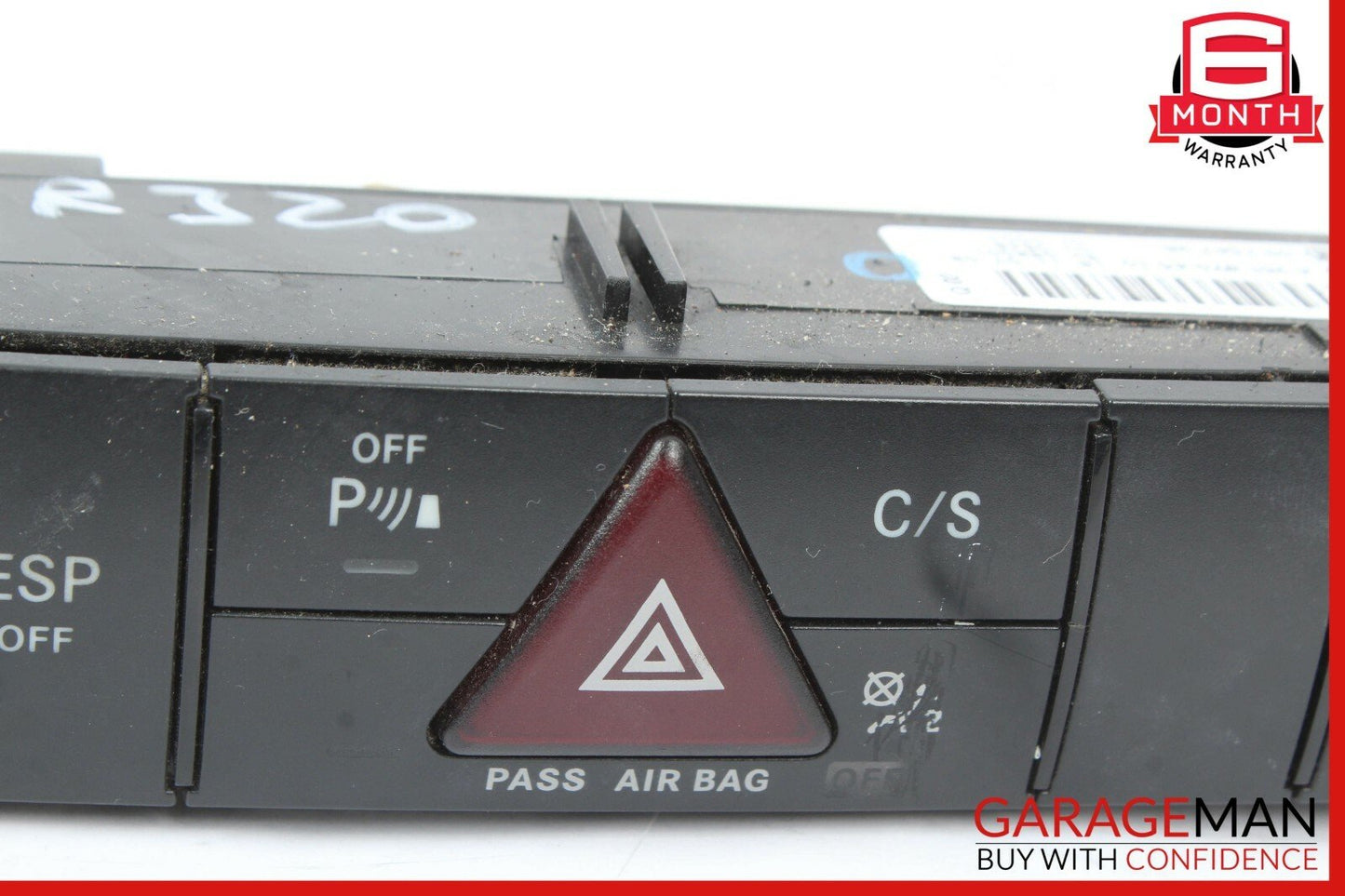 06-10 Mercedes W251 R320 R500 Center Dashboard Hazard ESP Control Switch OEM