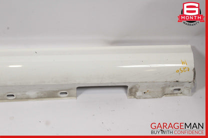 12-14 Mercedes W204 C350 Coupe Sport Right Side Rocker Skirt Molding Polar White