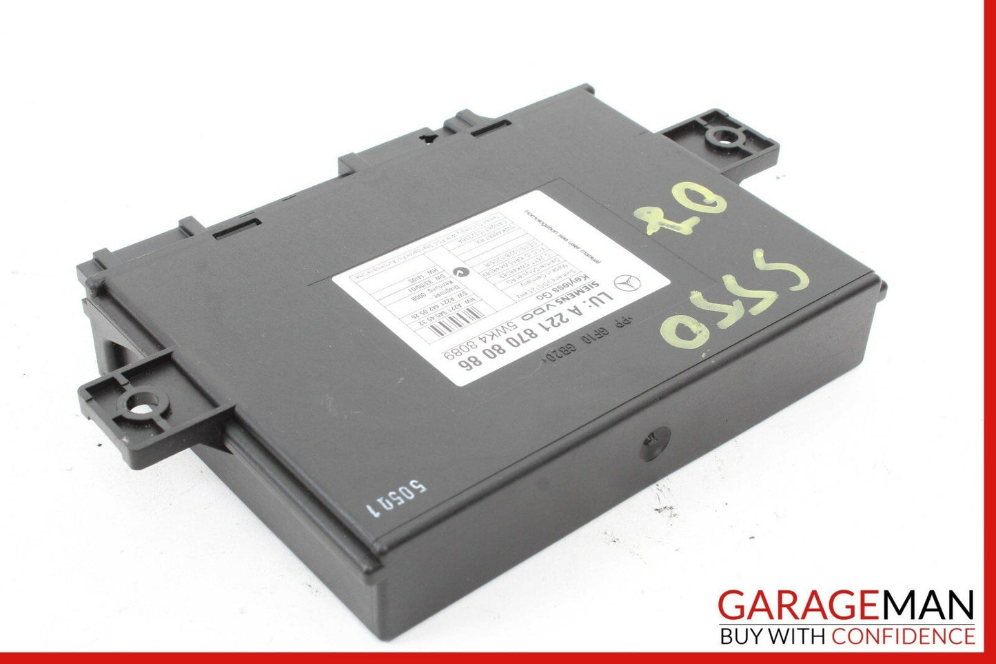 07-13 Mercedes W221 S550 S63 AMG Door Keyless Go Control Module 2218708086 OEM