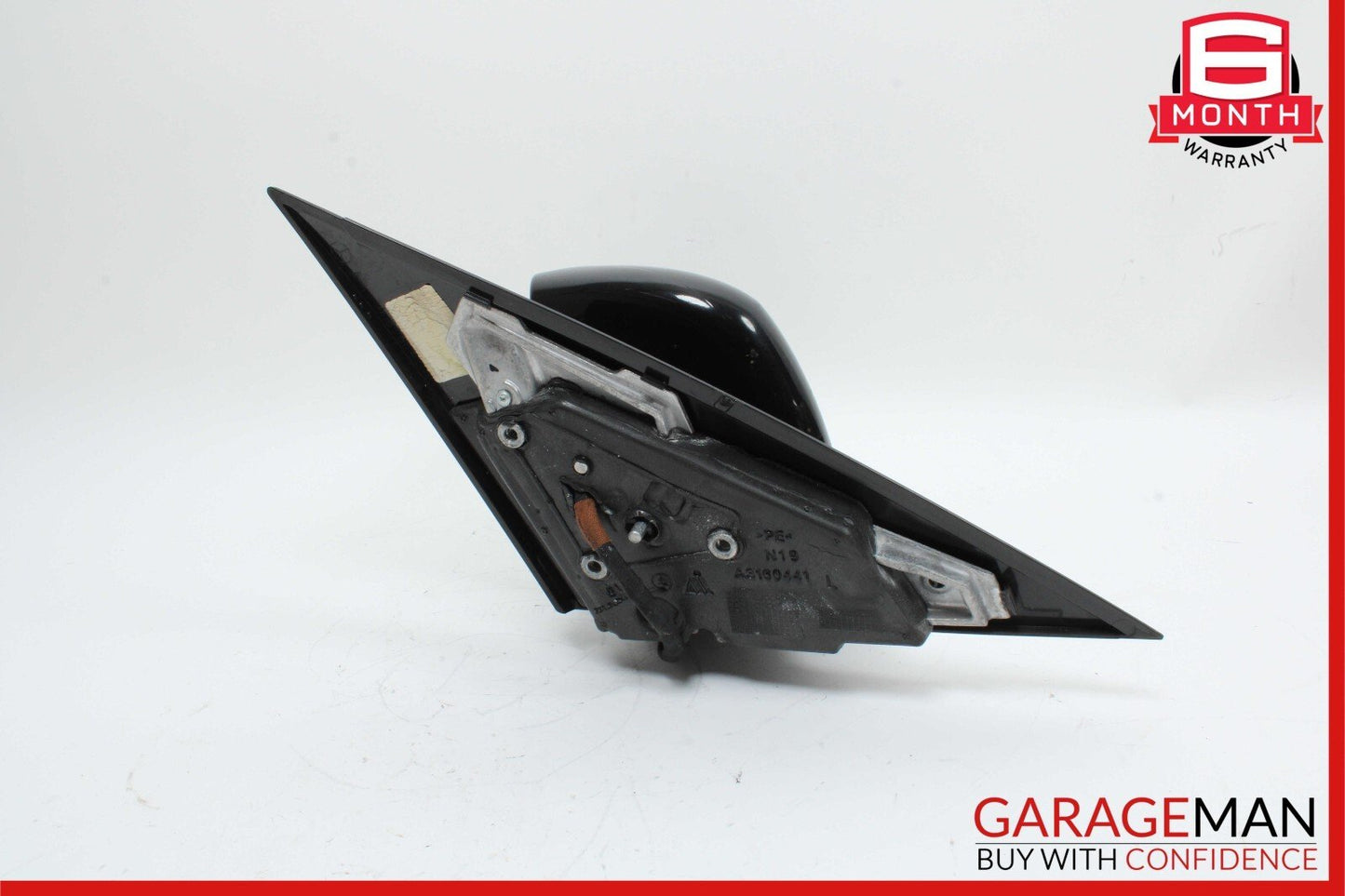 10-11 Mercedes W204 C300 C350 Front Left Side Mirror Door Rear View Black OEM