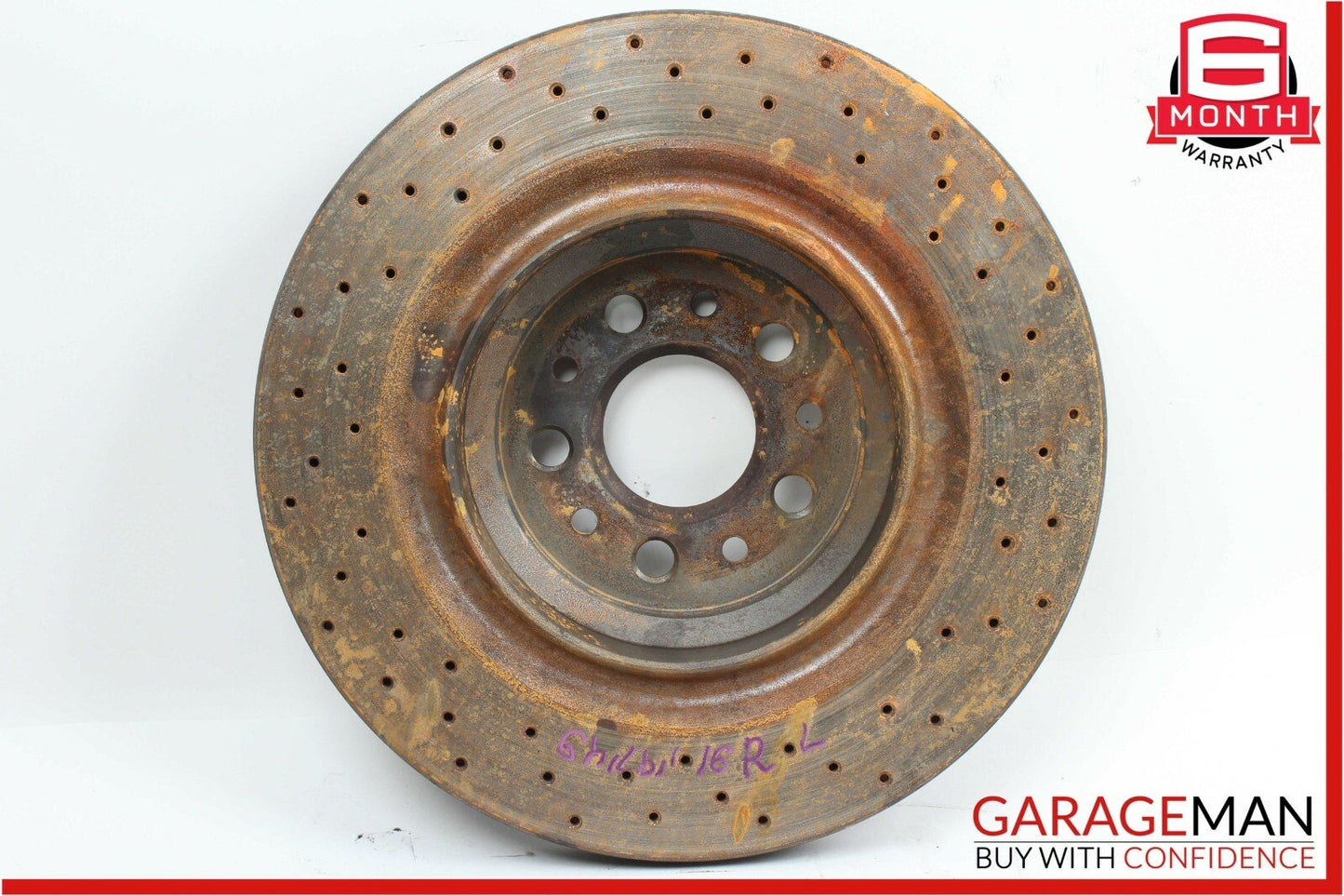 14-17 Maserati Ghibli Rear Left Side Brake Rotor Disc OEM