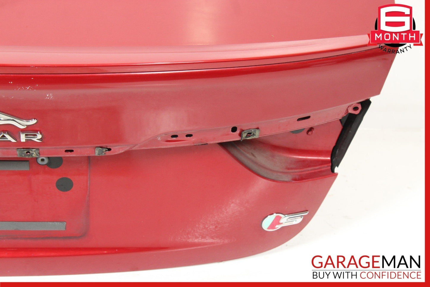 16-23 Jaguar XF Rear Trunk Lid Shell Panel Deck Red OEM