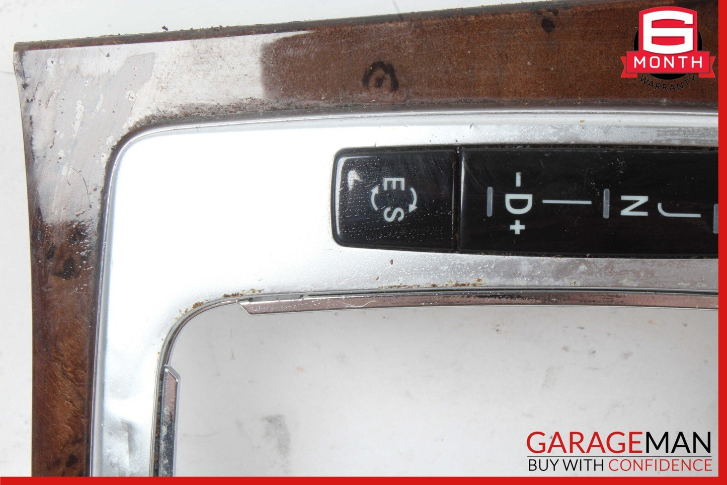 08-15 Mercedes W204 C250 Center Console Shifter Trim Cover Panel Bezel Wood Assy