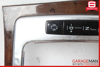 08-15 Mercedes W204 C250 Center Console Shifter Trim Cover Panel Bezel Wood Assy