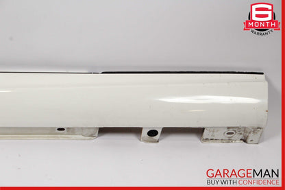 03-09 Mercedes W209 CLK500 Left Rocker Molding Side Skirt Panel Cover White