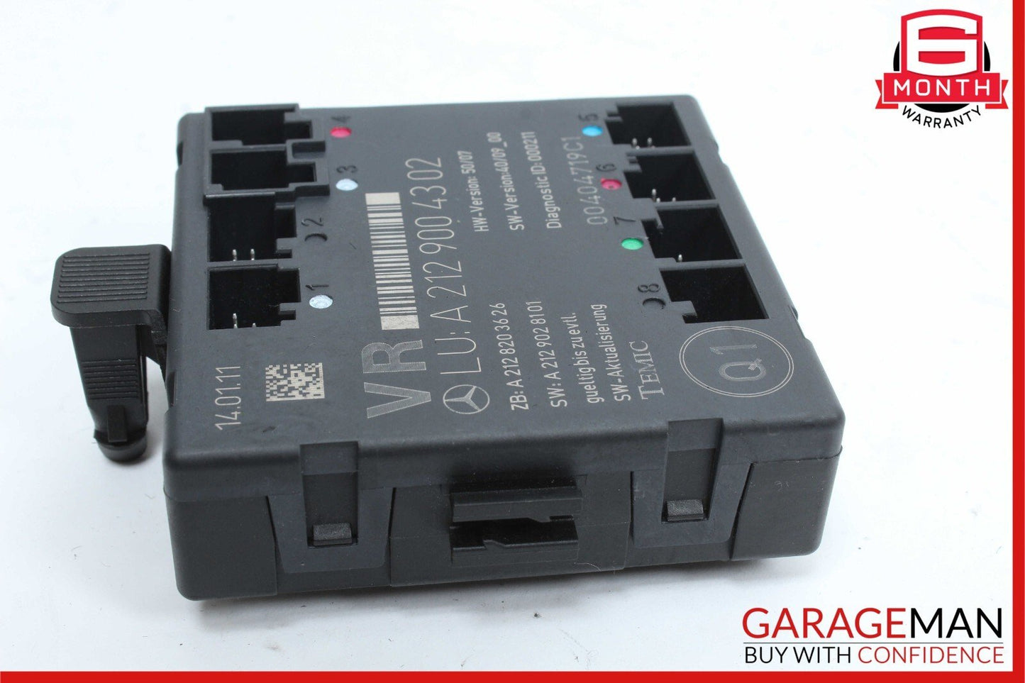 08-18 Mercedes W212 E350 C250 C300 Front Right Side Door Control Module Unit