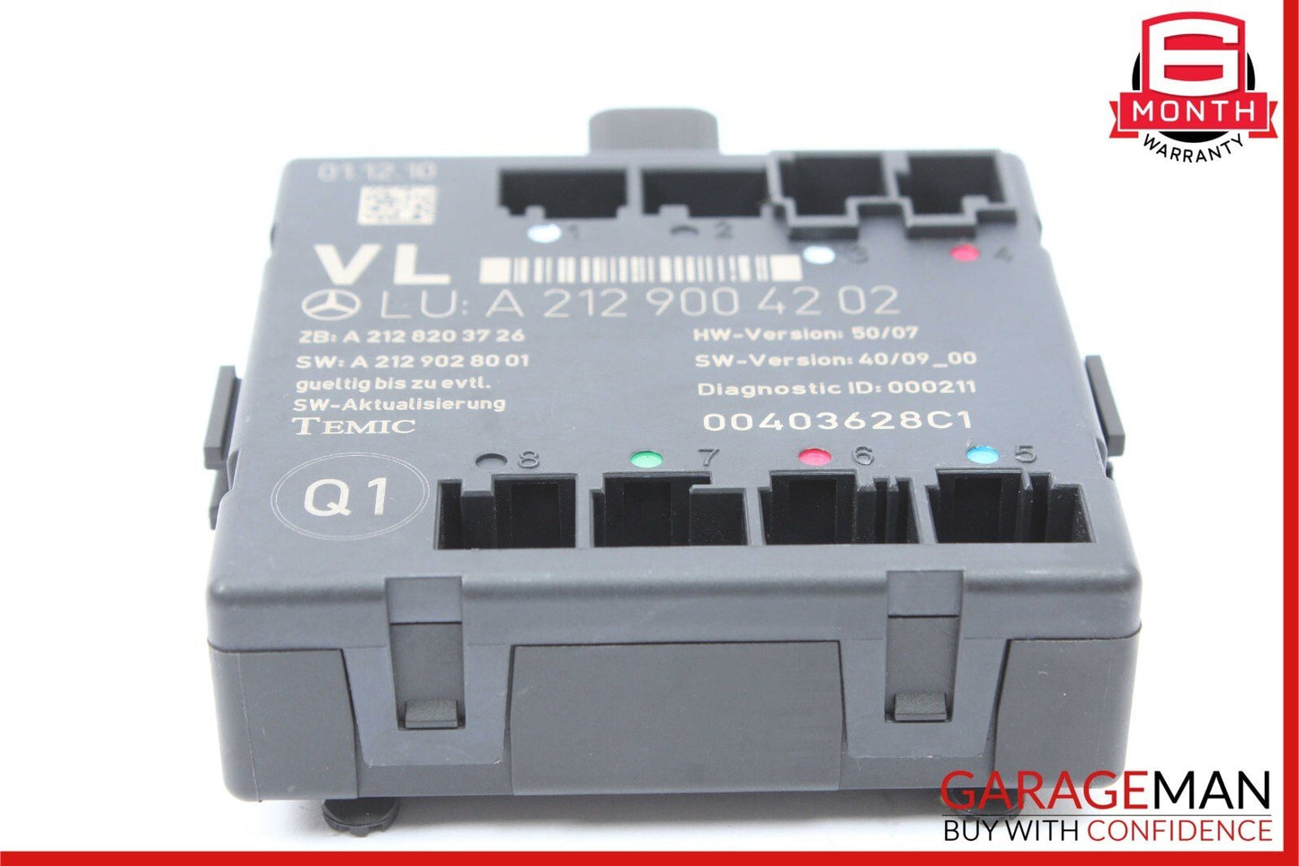 08-18 Mercedes W204 C250 SLK350 E400 Front Left Side Door Control Module OEM