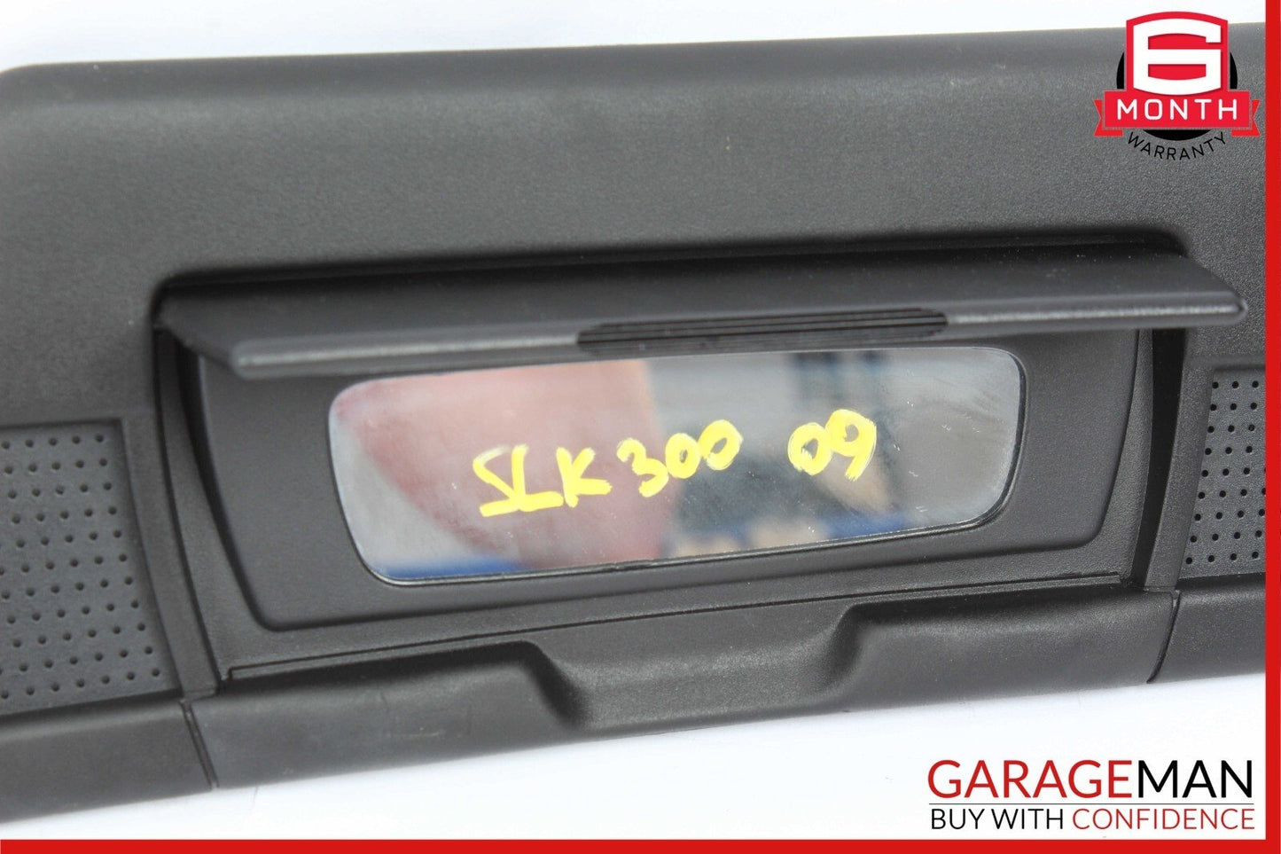 05-11 Mercedes R171 SLK300 Right Side Sun Visor Sunvisor Shade Cover Black