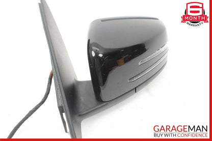 12-14 Mercedes W204 C300 Front Left Side Mirror Door Rear View Glass Black OEM