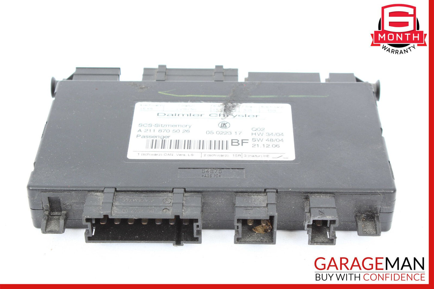 03-12 Mercedes X164 GL450 CLS550 Front Right Seat Control Module Unit OEM