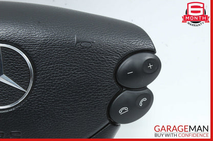 03-12 Mercedes CLK350 E350 SL500 Steering Wheel Airbag Air Bag Leather Black