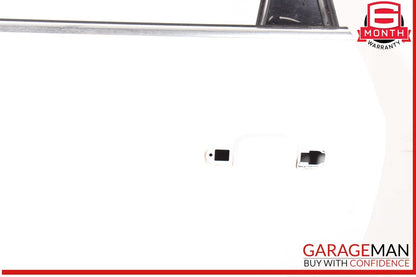09-17 Audi Q5 SQ5 Rear Left Exterior Door Shell Frame Panel White OEM