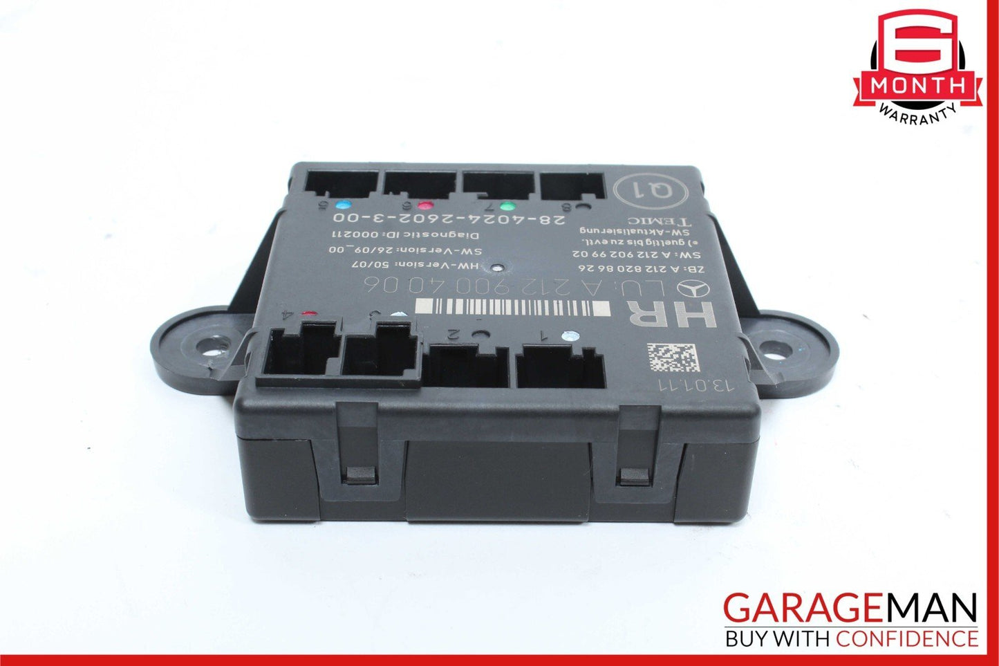 08-18 Mercedes W204 C300 GLK350 E350 Rear Right Side Door Control Module Unit