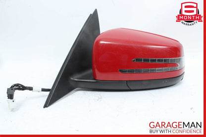 12-14 Mercedes W204 C250 C300 C350 Front Left Side Mirror Door Rear View Red OEM