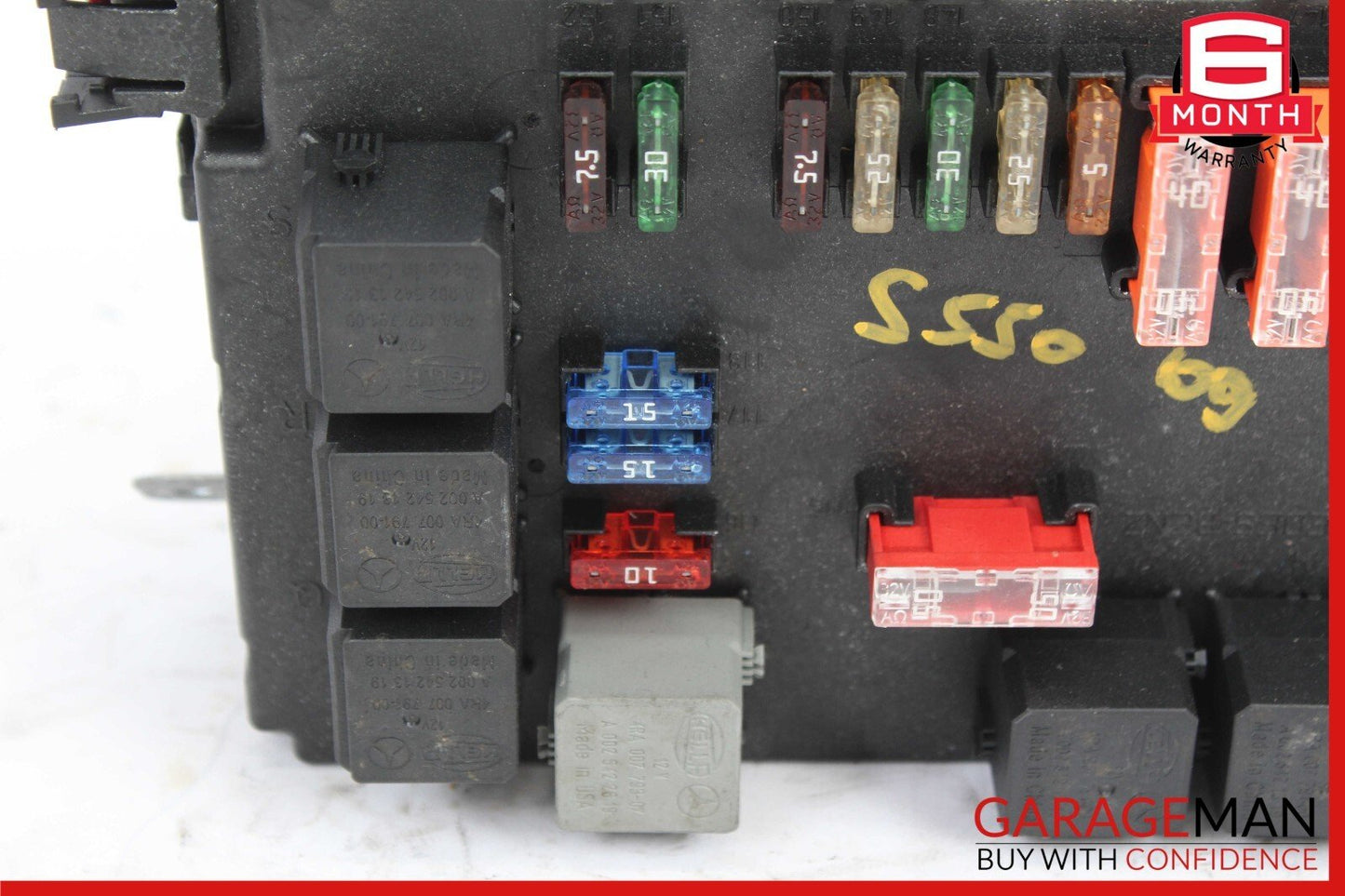 07-09 Mercedes W221 CL550 S550 S63 Rear Trunk Fuse Relay Junction Box Assy OEM