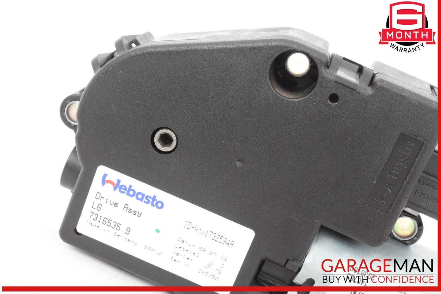 11-16 BMW 528i 535i 550i F10 Panoramic Sun Roof Sunroof Moon Roof Motor OEM