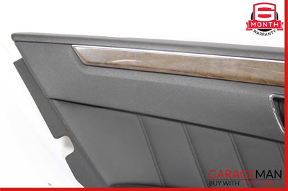 10-13 Mercedes W212 E350 E550 Rear Left Side Interior Door Panel Cover Assy