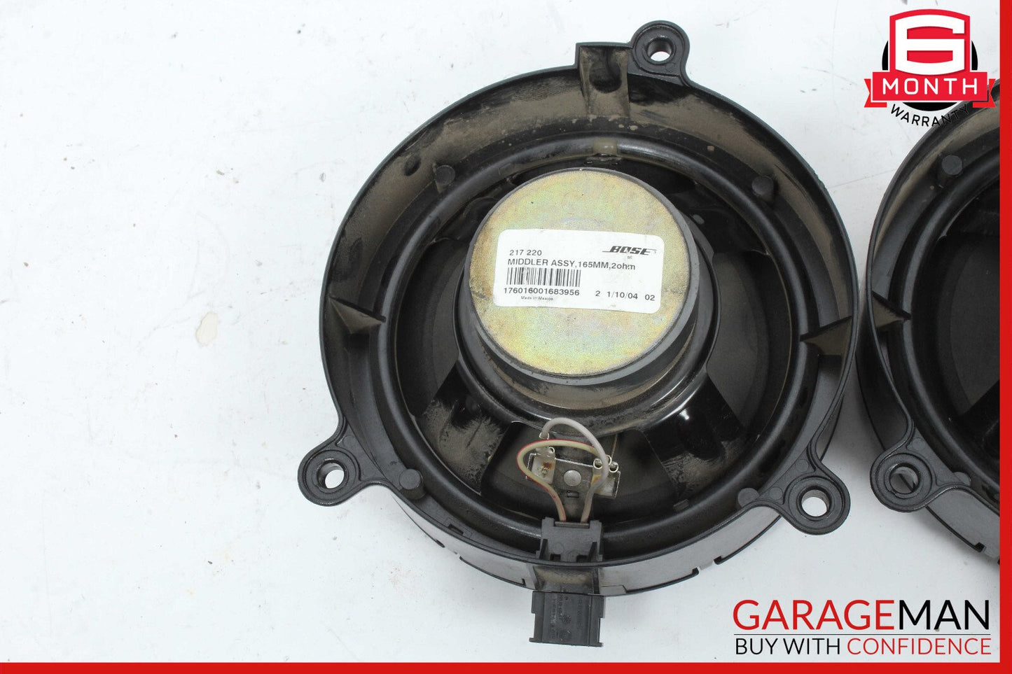 03-09 Mercedes W209 CLK320 Rear Left & Right Side Door Sound Speaker Set of 2