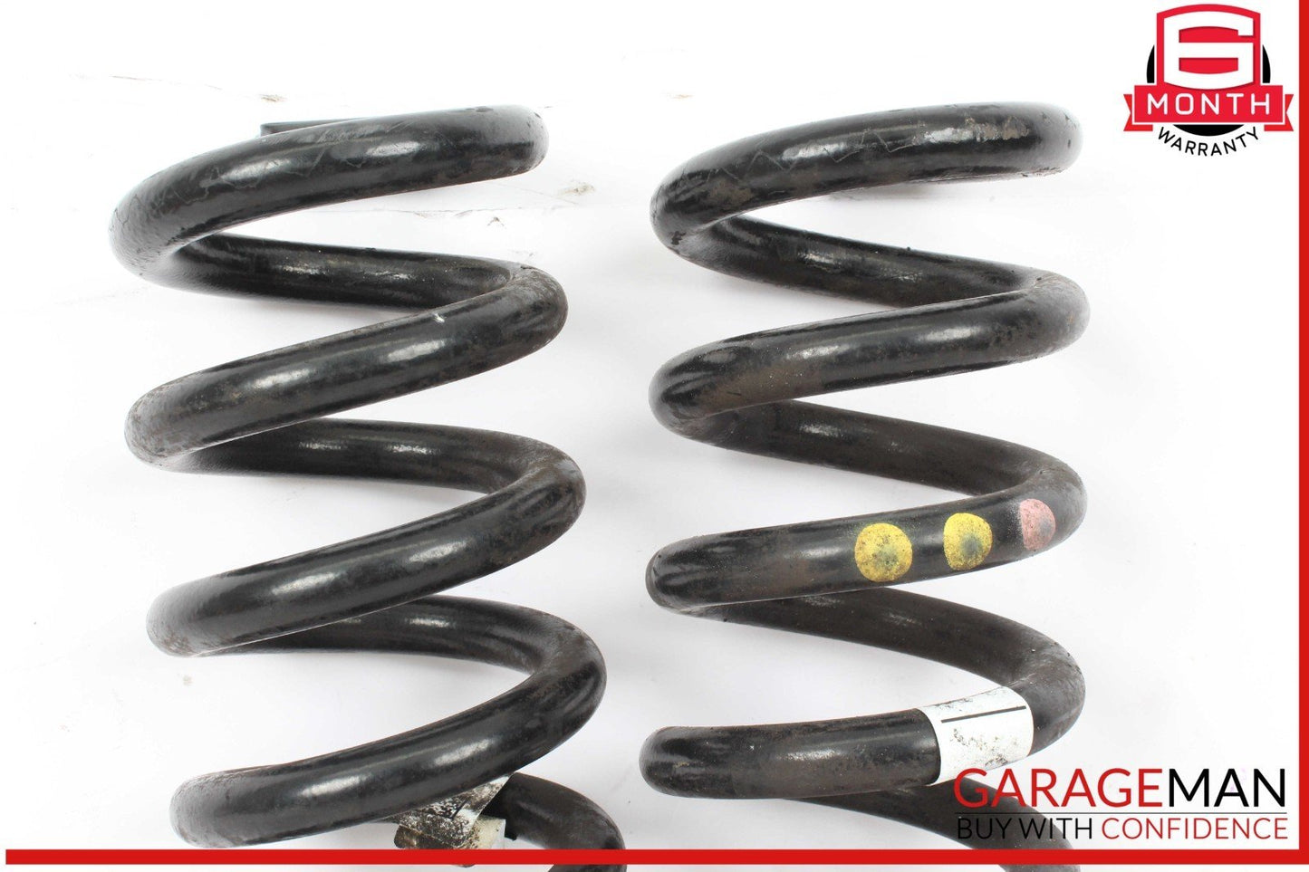 14-17 Maserati Quattroporte Rear Right & Rear Left Side Coil Spring Set OEM