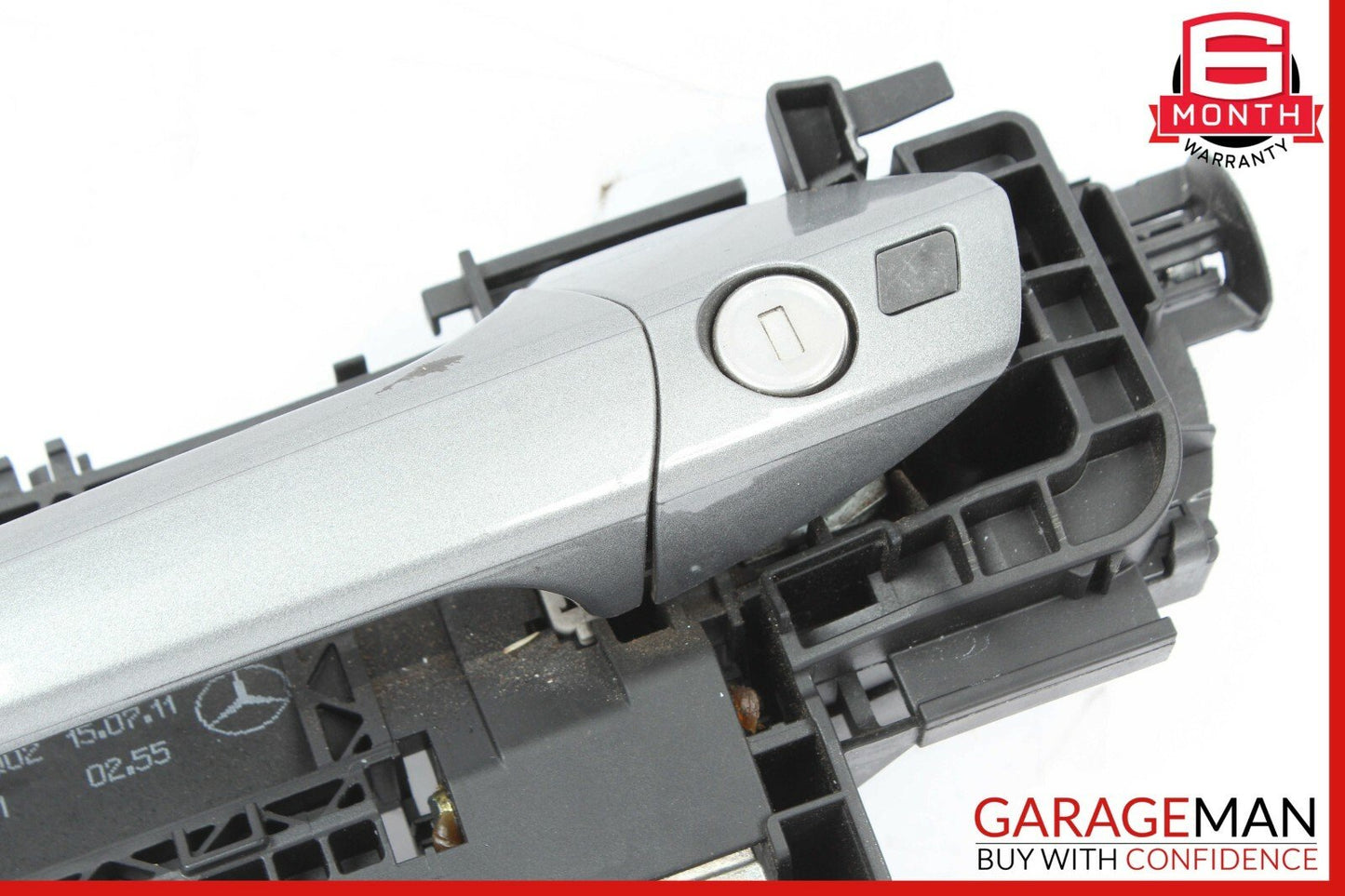 10-13 Mercedes W212 E350 Front Left Side Exterior Door Handle Assembly Silver
